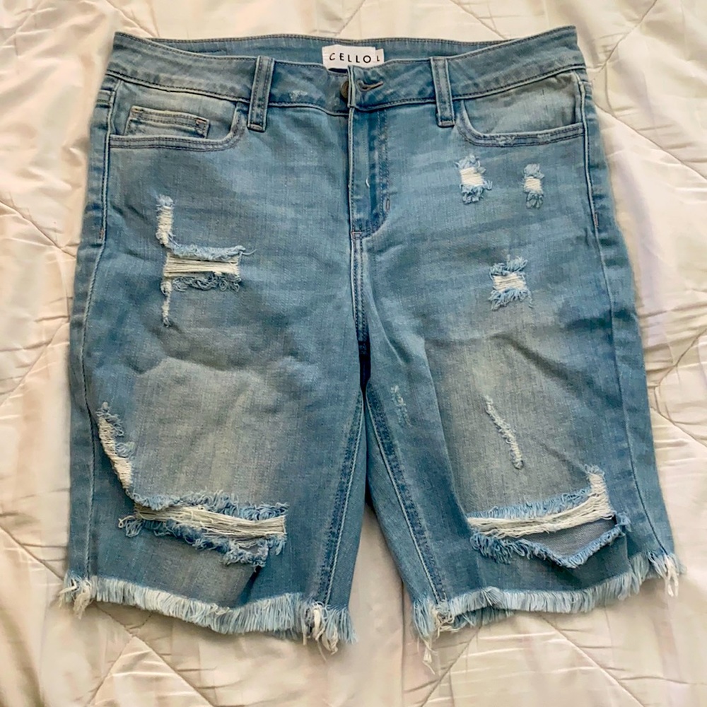 Flattering High Waisted Bermuda Shorts